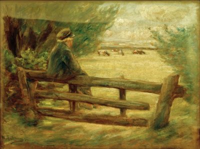 Ragazzo con mucche da Max Liebermann