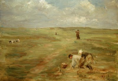 Scavatori di patate nelle dune di Zandvoort da Max Liebermann