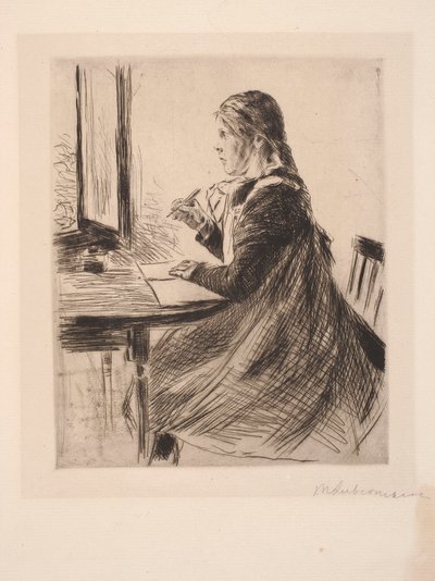 Ritratto di bambina, ritratto della figlioletta del consigliere segreto Bode, Marie da Max Liebermann