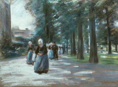 Andare in chiesa a Laren da Max Liebermann