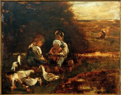 Piccoli pastori di oche da Max Liebermann