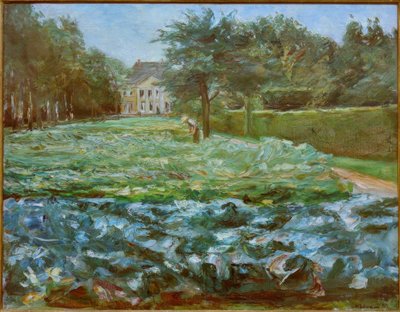 Campo di cavoli nel giardino del Wannsee verso ovest da Max Liebermann