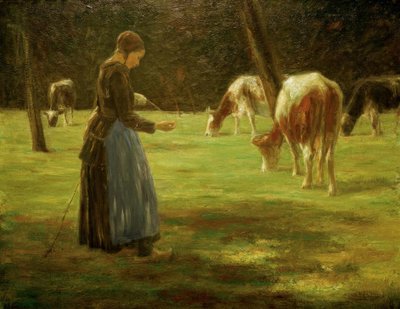 Pastorella di mucche da Max Liebermann