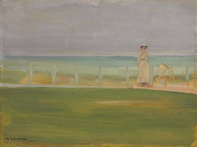 Signora in spiaggia, 1901 da Max Liebermann