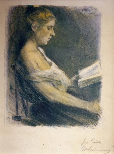 Ragazza che legge da Max Liebermann
