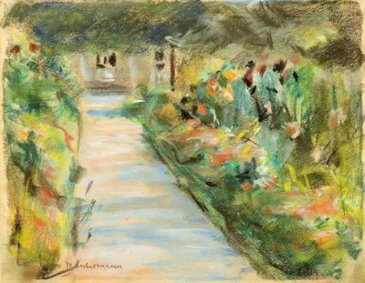 M. Liebermann, Giardino in fiore da Max Liebermann