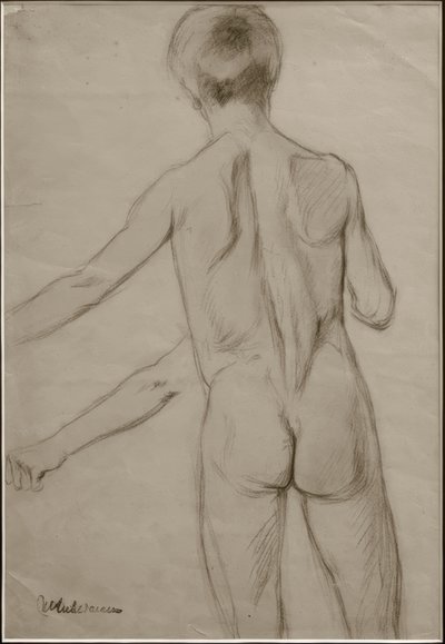 M.Liebermann, Studio per il dipinto Ragazzi che fanno il bagno da Max Liebermann