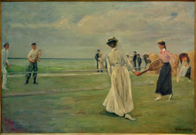 Tennista al mare da Max Liebermann