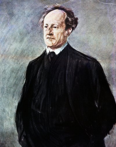 Ritratto di Gerhart Johann Robert Hauptmann (Obersalzbrunn, oggi Szczawno-Zdroj1862 - Agnetendorf) da Max Liebermann