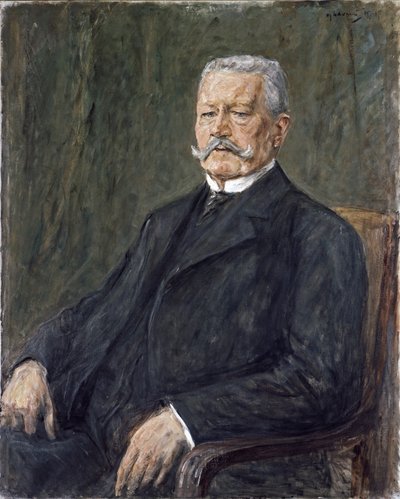 Ritratto di Paul von Hindenburg da Max Liebermann