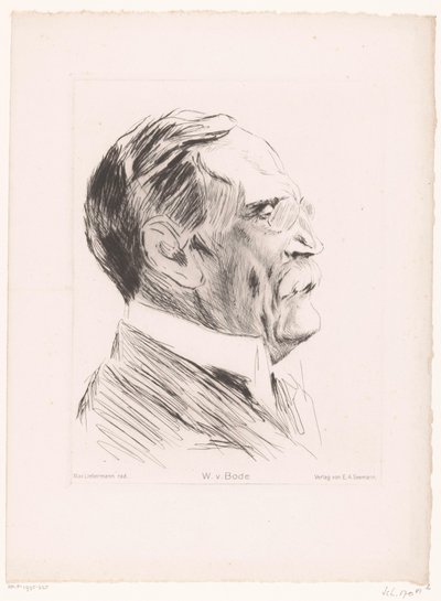 Ritratto di Wilhelm von Bode da Max Liebermann
