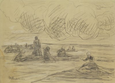 Riparare le reti, 1894 da Max Liebermann