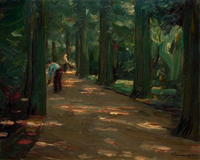Viale ombreggiato da Max Liebermann