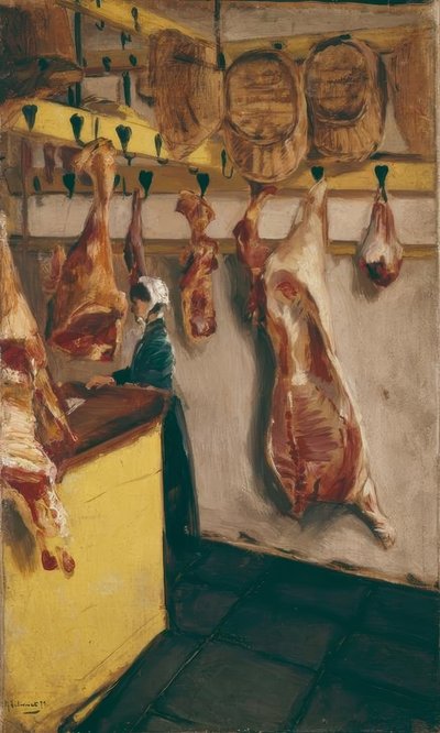 Macelleria a Dordrecht da Max Liebermann