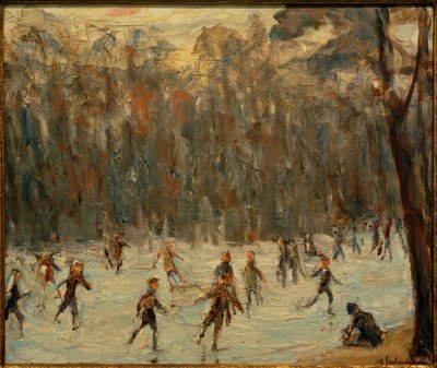 Pattinatori nel Tiergarten da Max Liebermann