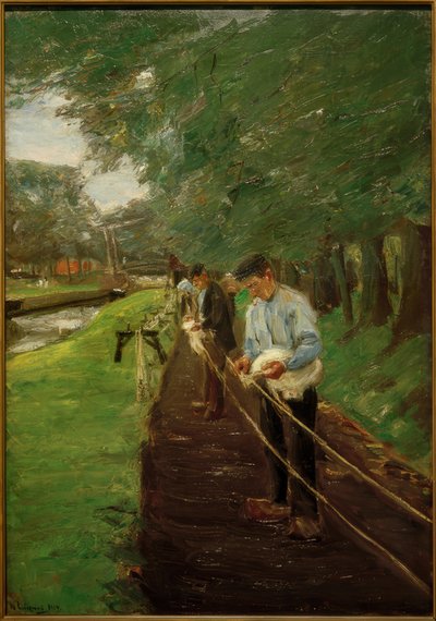 Via dei cordai a Edam da Max Liebermann