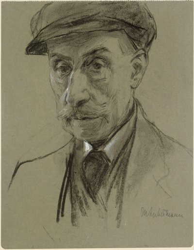 Autoritratto con berretto da Max Liebermann