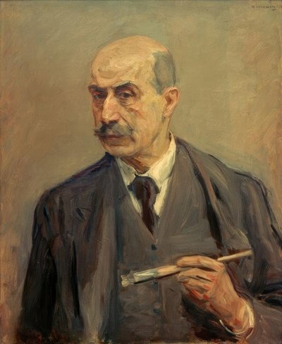 Autoritratto con pennello da Max Liebermann