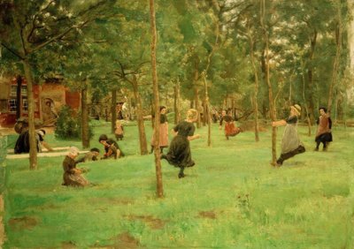 Bambini che giocano da Max Liebermann