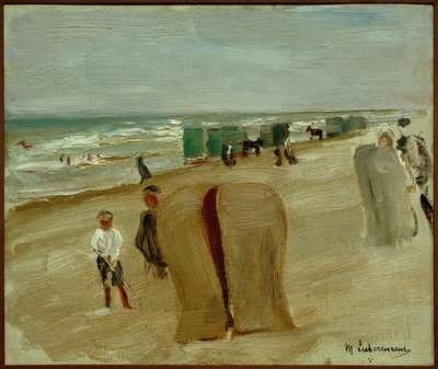 Scena di spiaggia a Noordwijk da Max Liebermann
