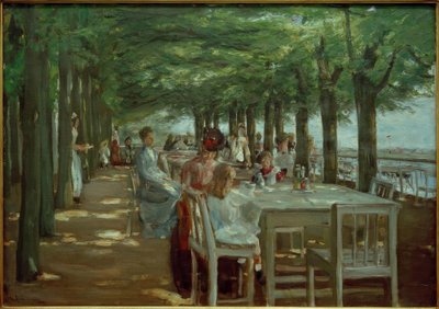 Terrazza al ristorante Jacob a Nienstedten sull