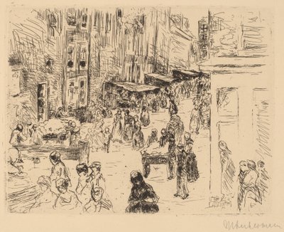 Il quartiere ebraico di Amsterdam da Max Liebermann