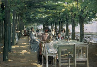 La terrazza al ristorante Jacob a Nienstedten sull