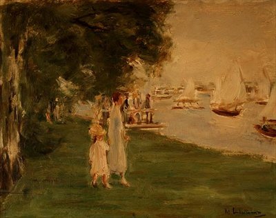 La regata di yacht da Max Liebermann
