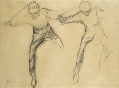 Due figure maschili da Max Liebermann