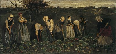 Lavoratori nel campo di barbabietole da Max Liebermann