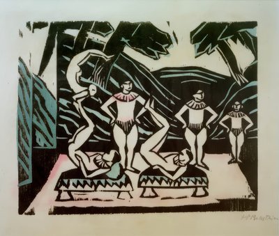 acrobati da Max Pechstein