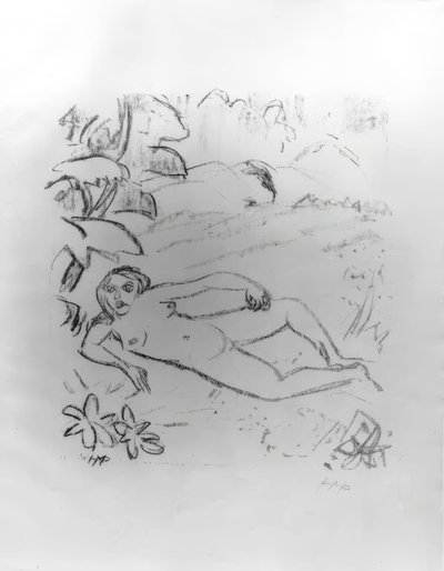 Nudo tra le dune da Max Pechstein