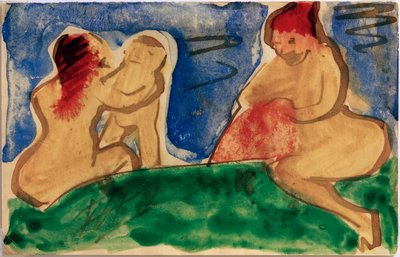 Sulla spiaggia da Max Pechstein