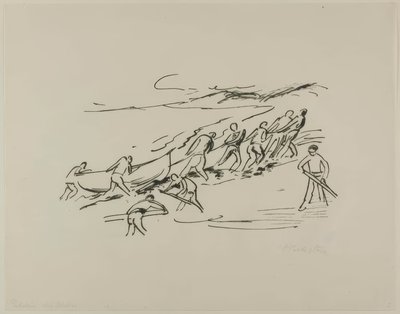 Sbarco, da Immagini di viaggio: Italia-Mari del Sud da Max Pechstein