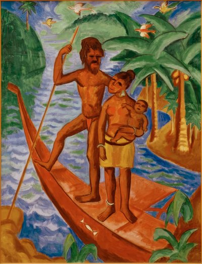 Coppia sposata a Palau da Max Pechstein