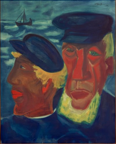 Teste di pesce da Max Pechstein