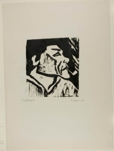 Capo di un pescatore XI da Max Pechstein