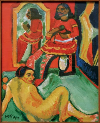 Indiano e donna da Max Pechstein