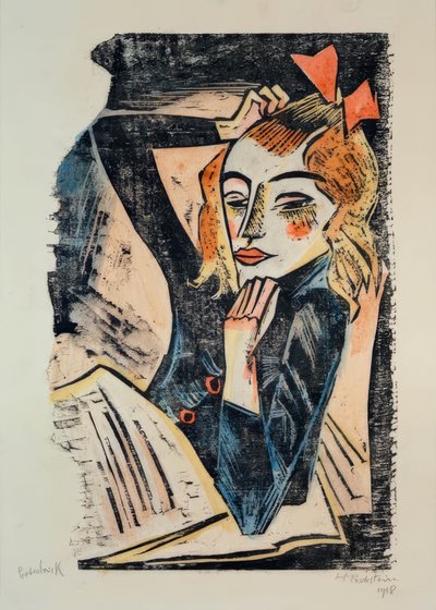 Ragazza malata da Max Pechstein