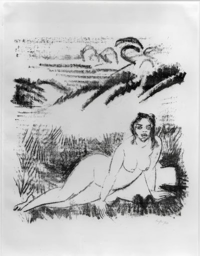 Nudo sdraiato da Max Pechstein