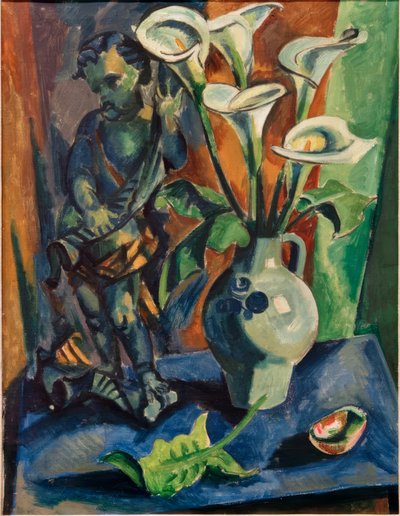 Natura morta con putto e calla da Max Pechstein