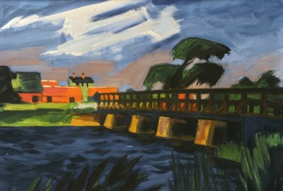 Il ponte a Leba da Max Pechstein