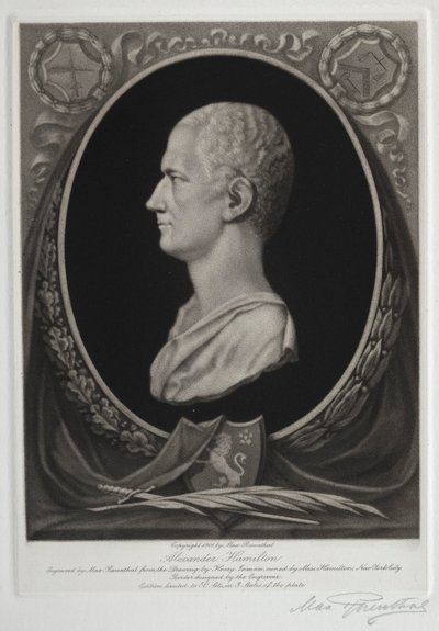 Alexander Hamilton, 1901 da Max Rosenthal