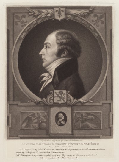 Charles Balthazar Julien Févret de Saint-Mémin da Max Rosenthal, after Charles B. J. Févret de Saint Mémin