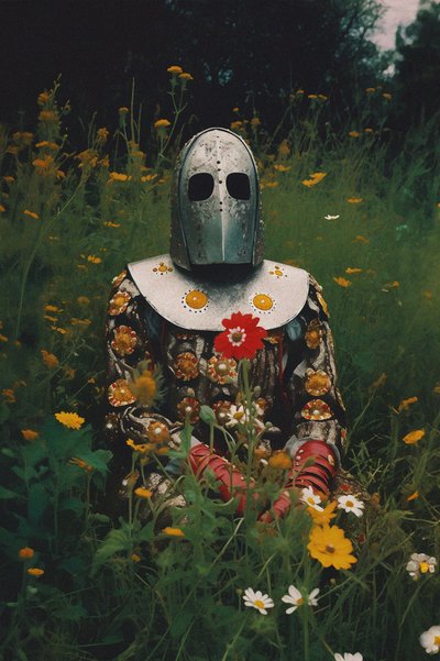 Il cavaliere in fiore da Max Sandström
