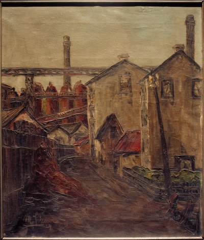 Quartiere operaio con acciaieria da Max Schewe