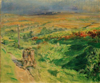 Paesaggio palatino con tinozza di vino da Max Slevogt