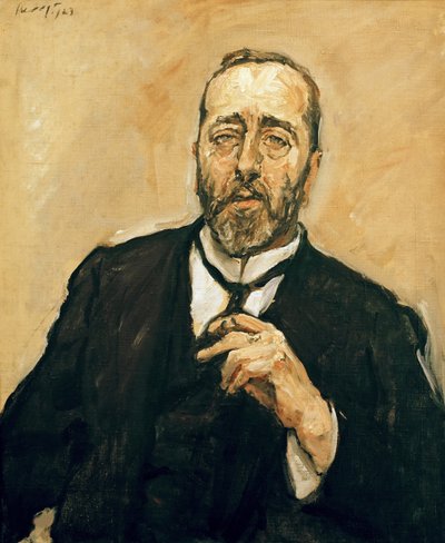 Ritratto di Bernhard Dernburg 1865-1937, 1923 da Max Slevogt