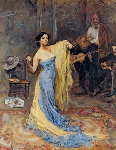 Ritratto della ballerina Marietta di Rigardo da Max Slevogt