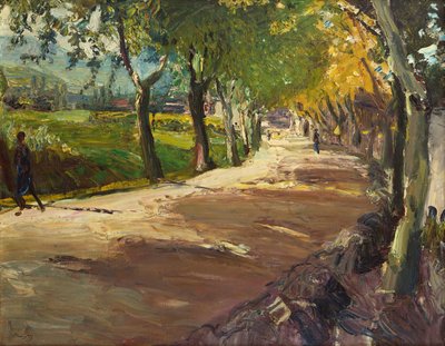 Strada vicino a Godramstein da Max Slevogt